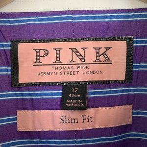 Thomas Pink Slim Fit dress shirt